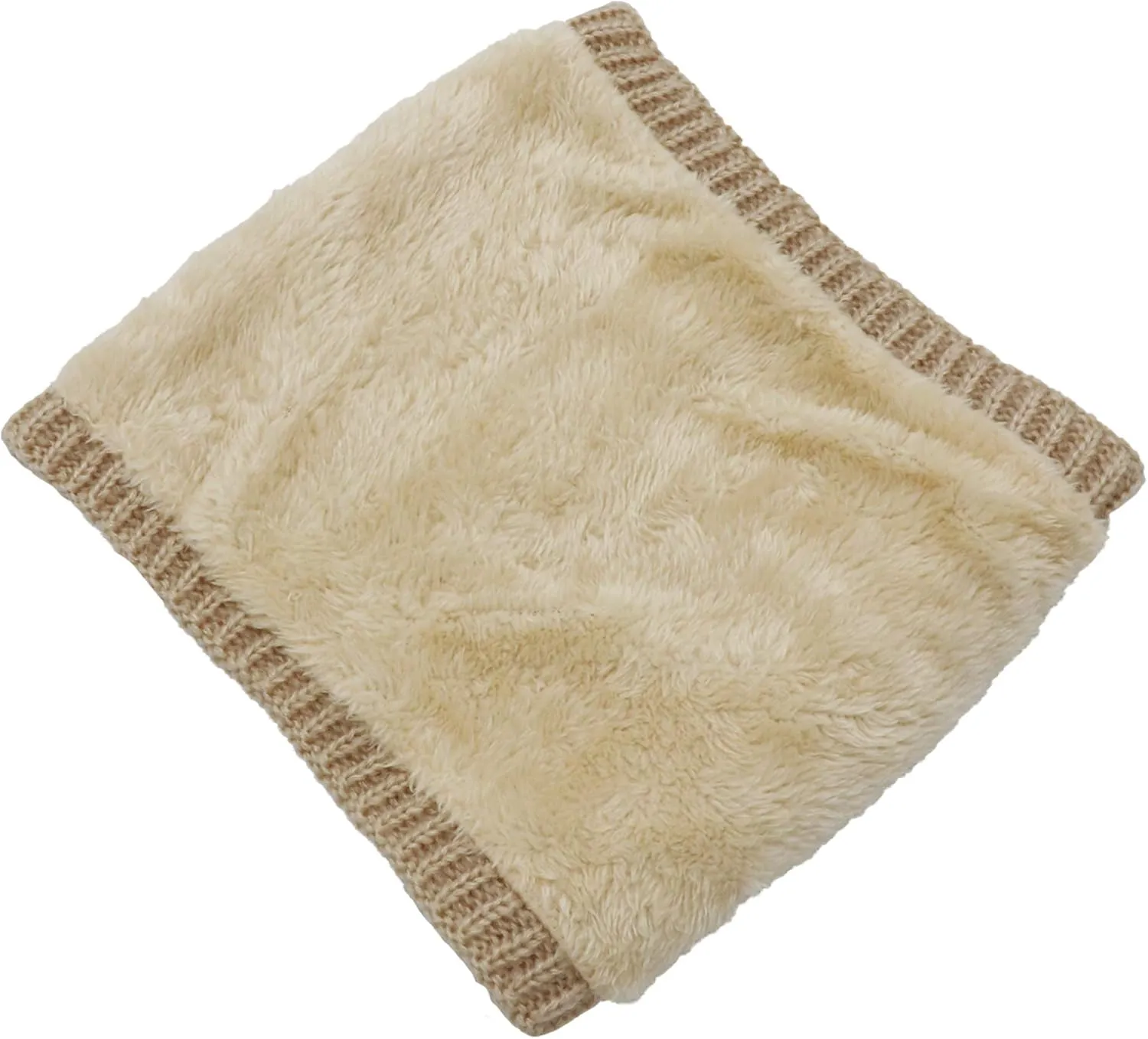 Winter Fleece Lined Knitted Neck Warmer Scarf Neck Gaiter for Women Mens Teens