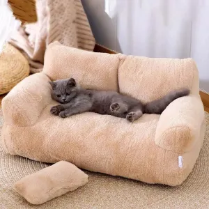 Winter Warm Luxury Cat Bed