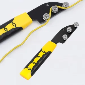 Wire Straightener, Stainless Steel Wire Straightening Tool, Electrical Box Terminal Paralleling Manual Wire Straightener, Portable Wire Straightener Set for Electrician (2pcs)