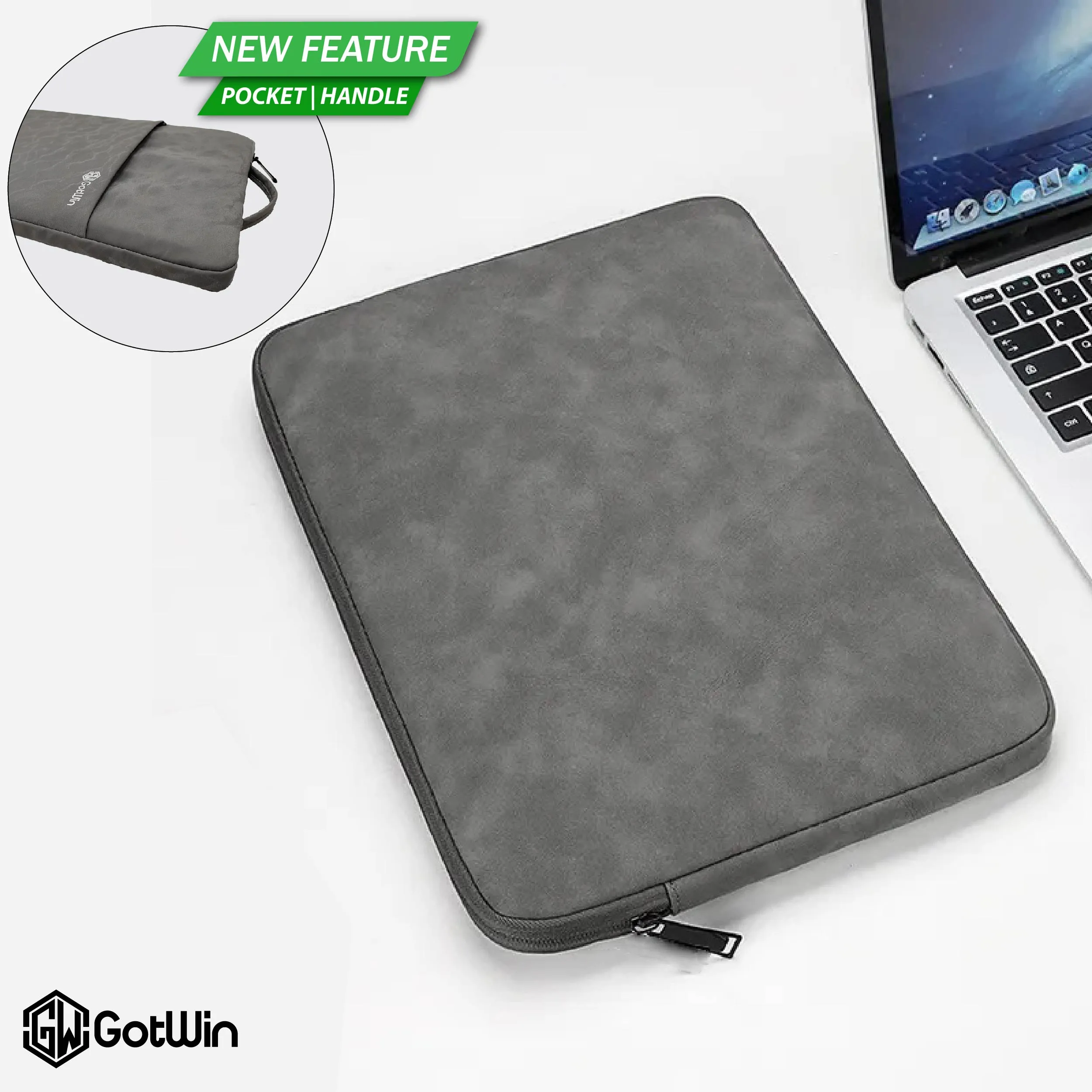 with Sleeve Trend-setting Fits Pocket Premium – Front Laptop 13.3"–15.6" Hot price drop