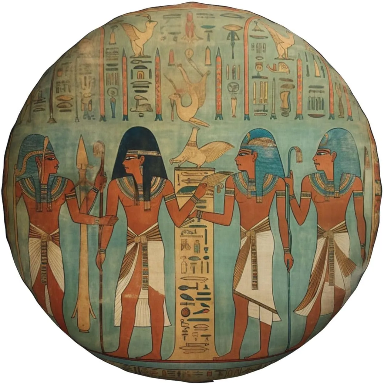 Women in Ancient Egypt Tire Cover Outdoor Waterproof Snow Sun Rain Wheel Cover Portable Wheel Bags Camper Spare Tire Cover Universal Car Tire Protectors for Trailer RV SUV