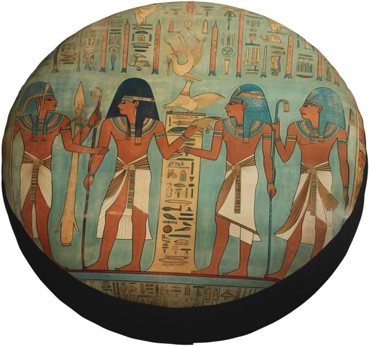 Women in Ancient Egypt Tire Cover Outdoor Waterproof Snow Sun Rain Wheel Cover Portable Wheel Bags Camper Spare Tire Cover Universal Car Tire Protectors for Trailer RV SUV