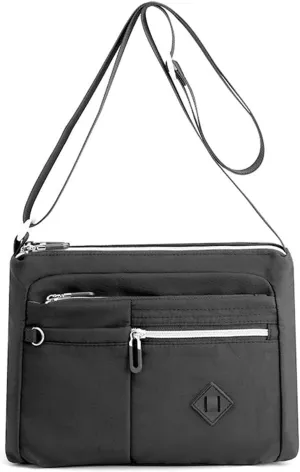 Women Lightweight Multi-Pocket Shoulder Bag,With Adjustable Shoulder Strap, Multi-Pocket Shoulder Crossbody Bag For Women.