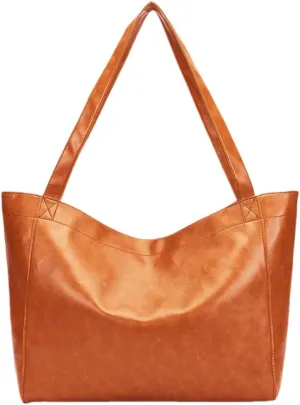 Women Oversize Tote Bags PU Leather Handbag Travel Purse Large Capacity Shoulder Purses Weekender Bag Shopper Handbag