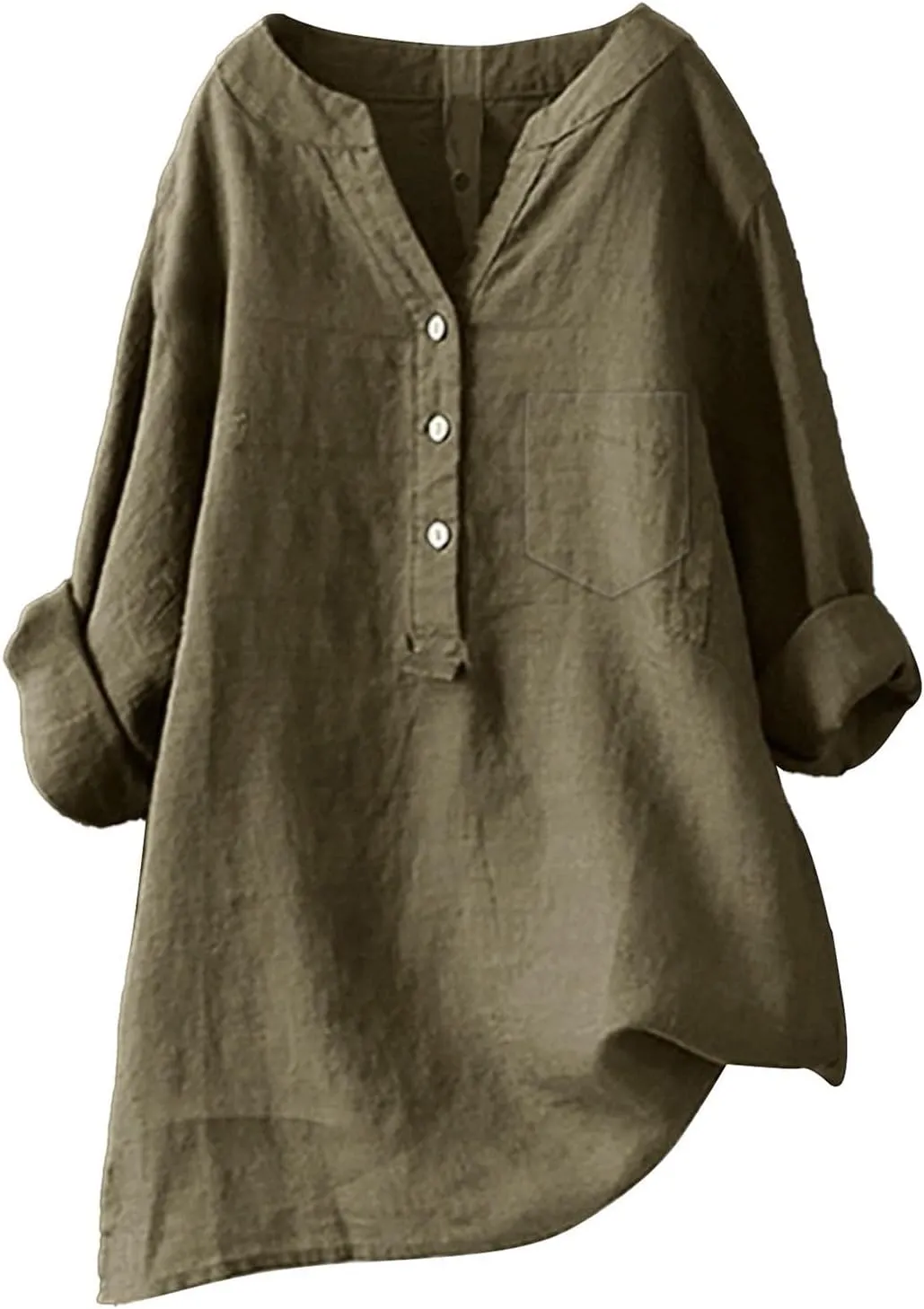 Womens Button Down Shirt Linen Button Up Shirts Sleeve Collar Casual Women's Shirt Women's Shirt White Shirt Women