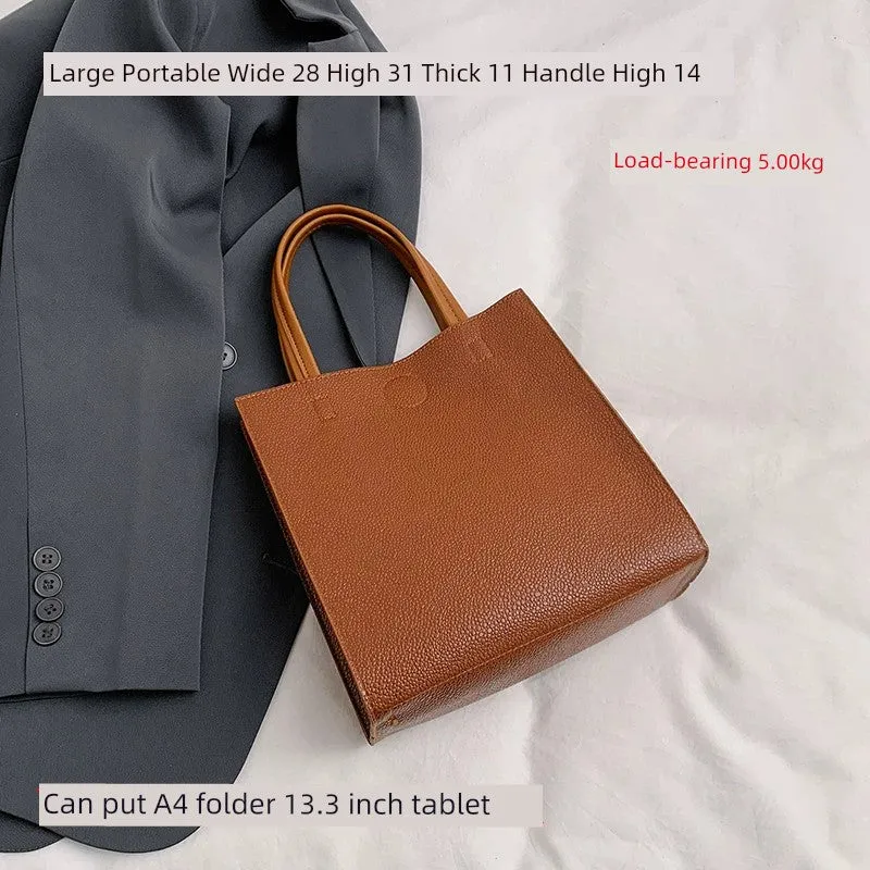 Women's Fashionable All-Match Large-Capacity Handbag