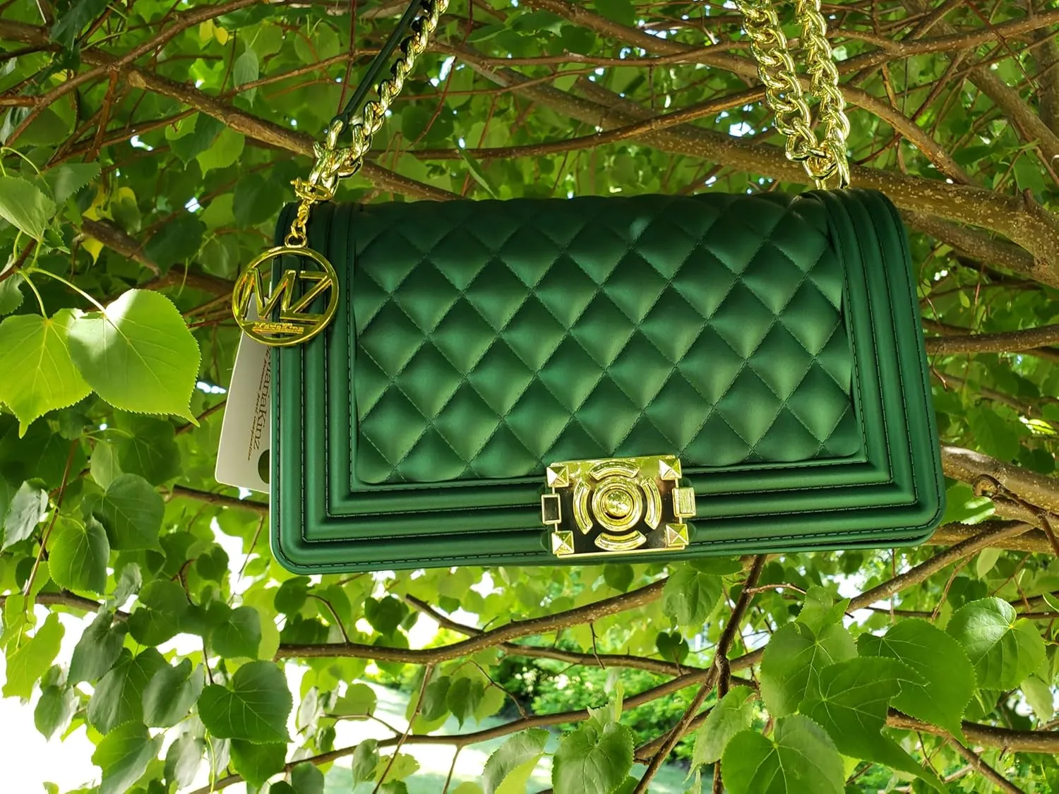 Women's Jelly/PVC Handbag - Medium, Crossbody Shoulder Purse for Everyday Use