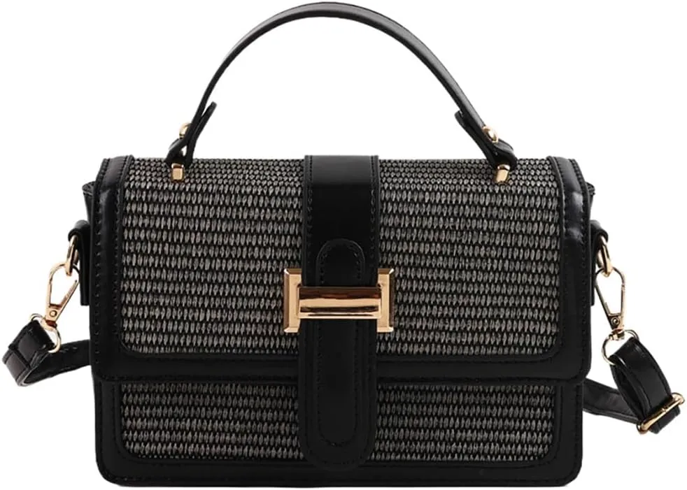 Women’s Trendy Straw Shoulder Bag Straw Crossbody Bags For Women Summer Clutch Purse Straw Beach Purses Vacation 2025