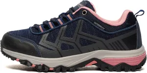 Womens/Ladies Wychwood Low WP Walking Shoes (8) (Navy/Pink)