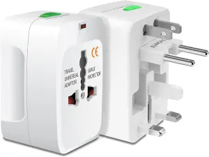 Worldwide Power Adapter Works for Meizu M3 Max is Universal for 90% of Travel Between US/EU/CN/AUS/NZ/UK Type