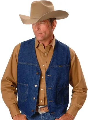 Wrangler Men's Unlined Denim Vest