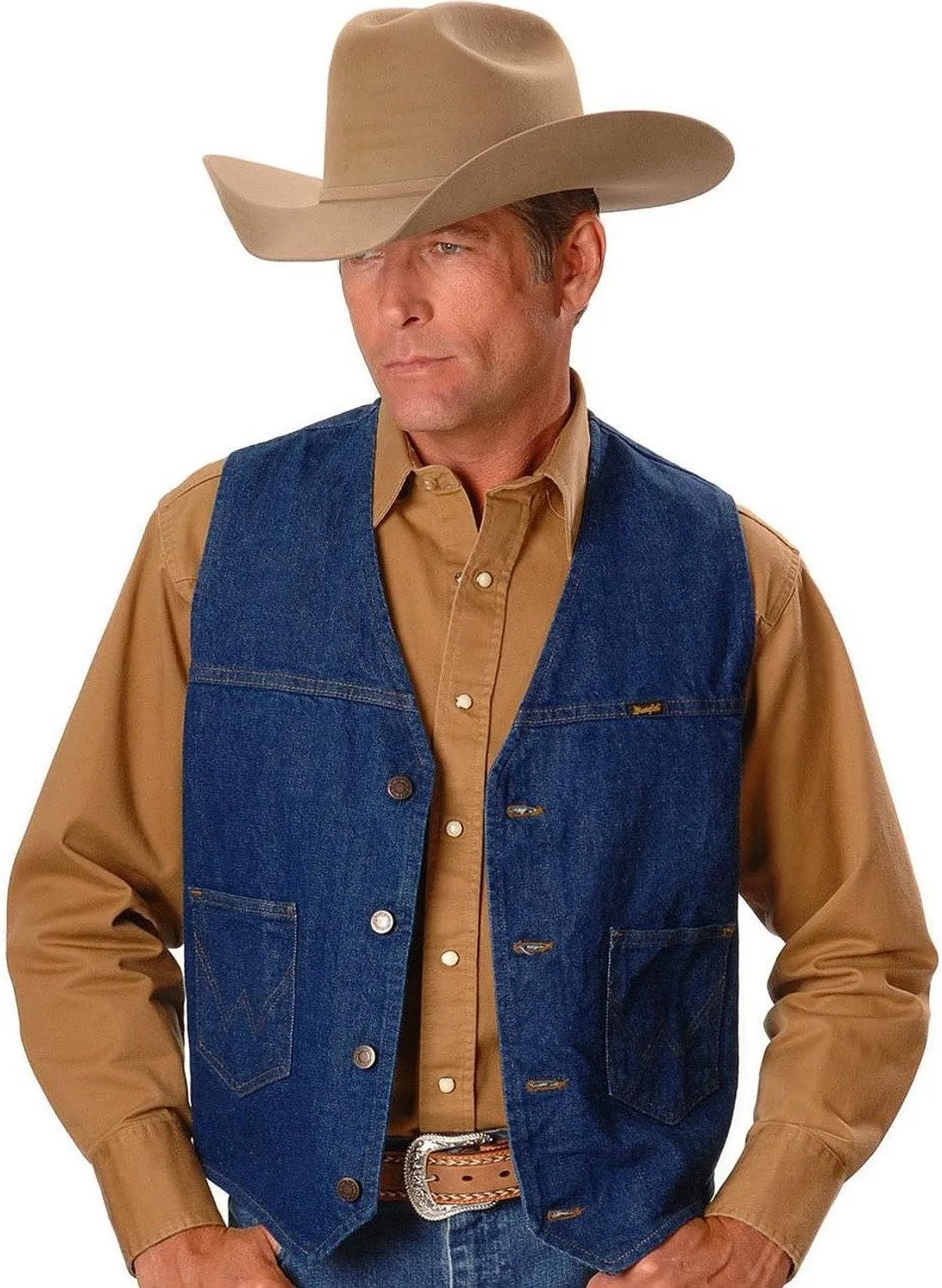 Wrangler Men's Unlined Denim Vest