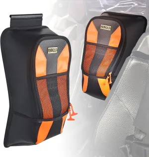 X3 Center Seat Storage Bag Compatible with Can Am Maverick X3, Shoulder Between Seat Storage Bag For Can Am Maverick X3 MAX/DS/RC/RS/Turbo/R RR 2017-2024 (Orange)