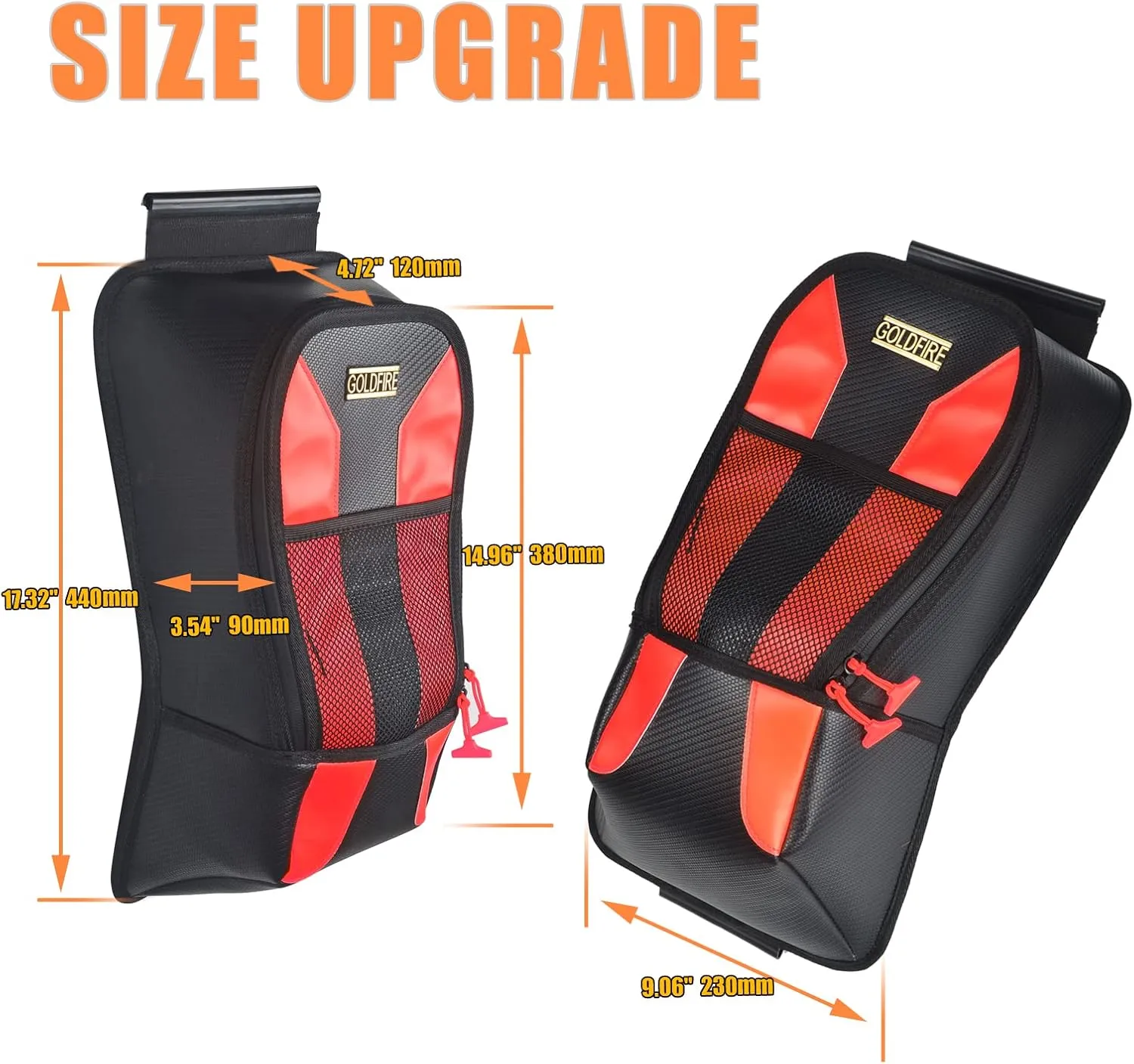 X3 Center Seat Storage Bag Compatible with Can Am Maverick X3, Shoulder Between Seat Storage Bag For Can Am Maverick X3 MAX/DS/RC/RS/Turbo/R RR 2017-2024 (Red)