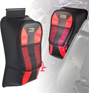 X3 Center Seat Storage Bag Compatible with Can Am Maverick X3, Shoulder Between Seat Storage Bag For Can Am Maverick X3 MAX/DS/RC/RS/Turbo/R RR 2017-2024 (Red)