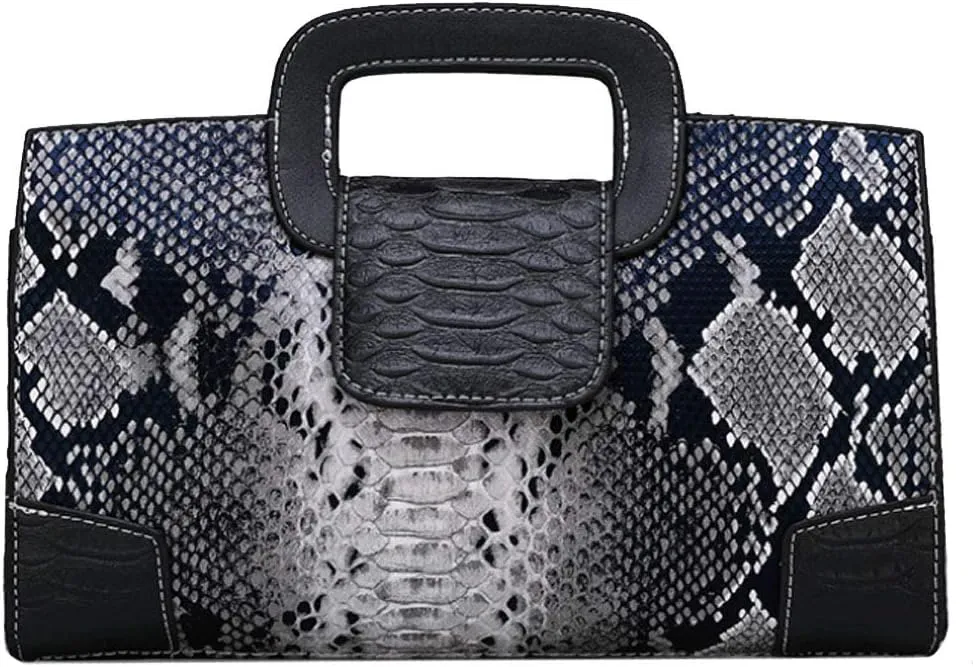 ZLMBAGUS Women Vintage Flap Tote Top Handle Satchel Handbags PU Leather Clutch Purse Shoulder Bag